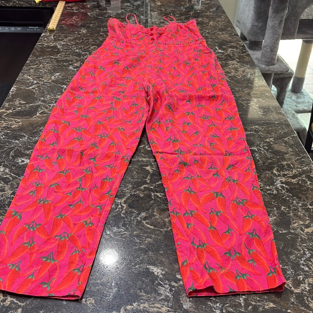 FARM Rio Vibrant Pink Jumpsuit